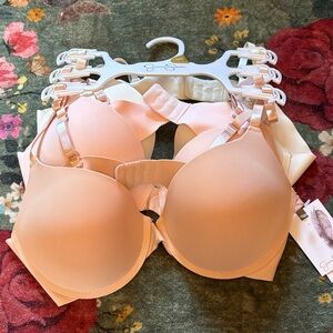 Jessica Simpson Women's Bra Set - Pink and Cream & White